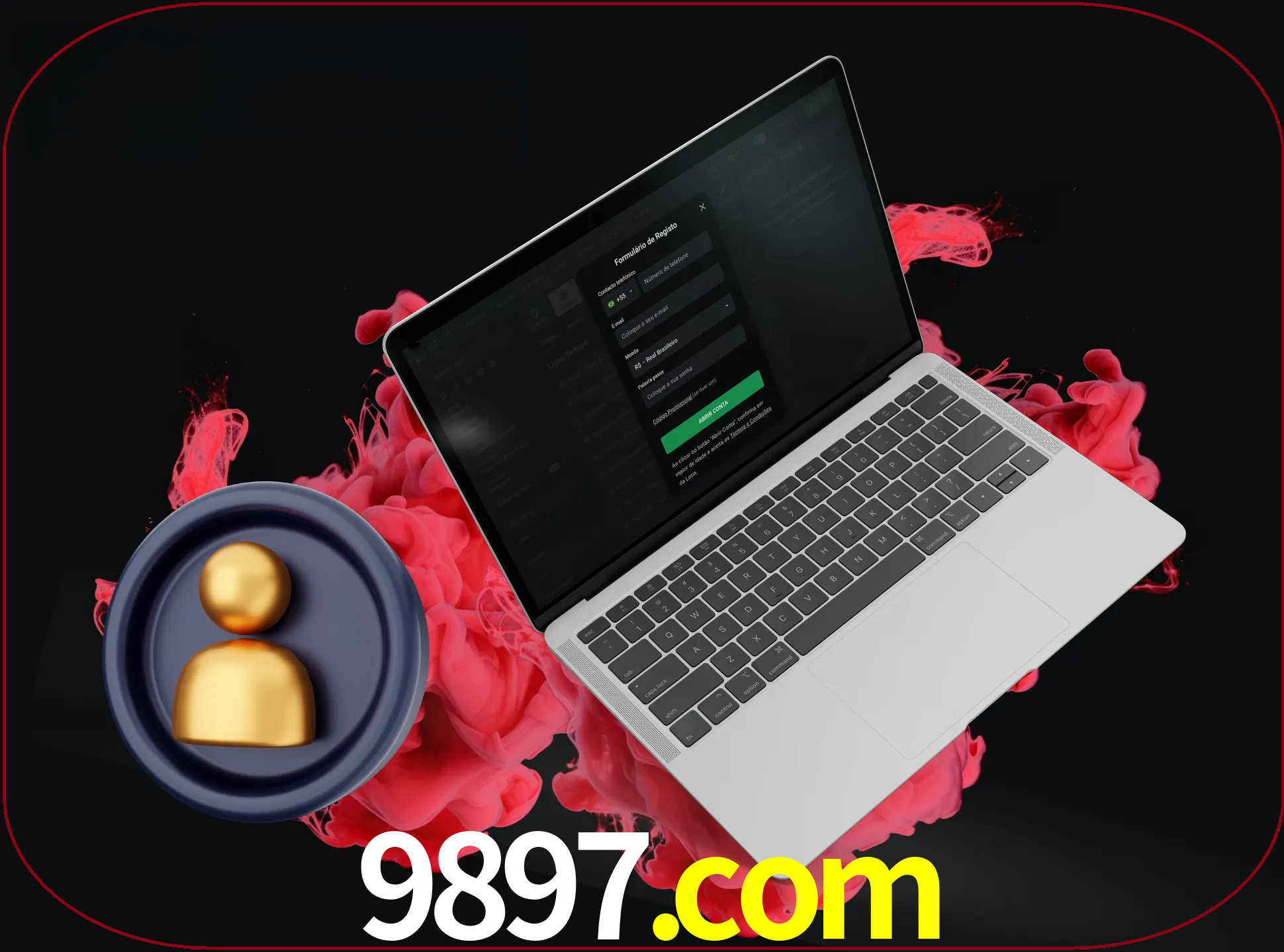 No cabeçalho do site 9897, clique no botão que o levará a um formulário especial onde terá de introduzir as suas informações actuais.
