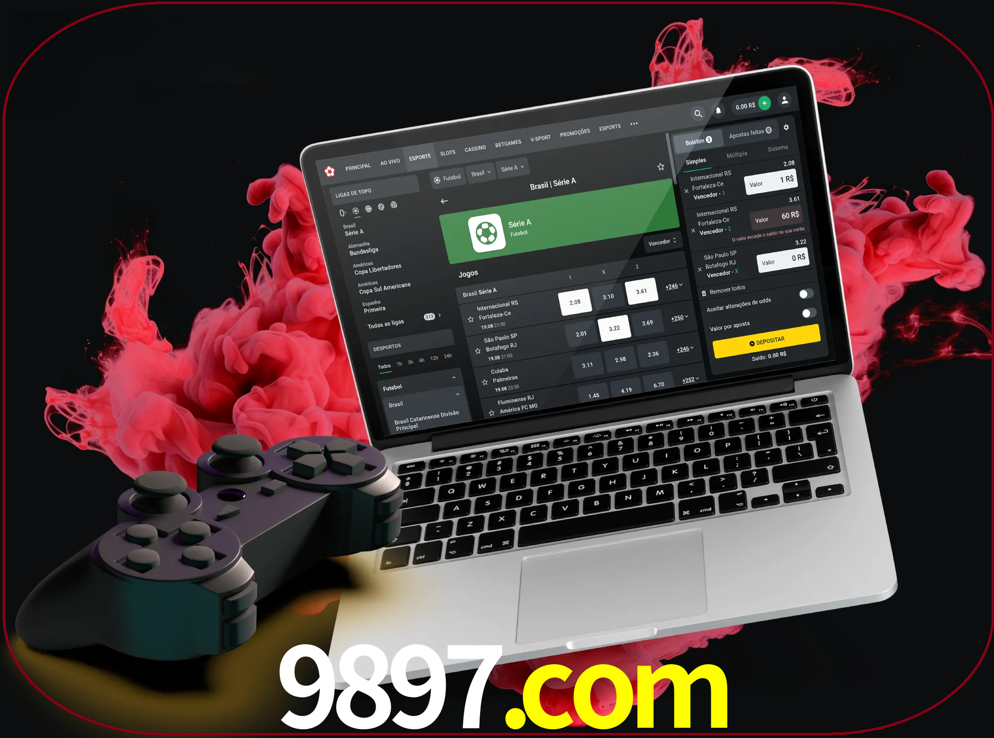 Visite a secção especial de jogos de vídeo em 9897 para descobrir em que jogos pode apostar e ganhar muito dinheiro.